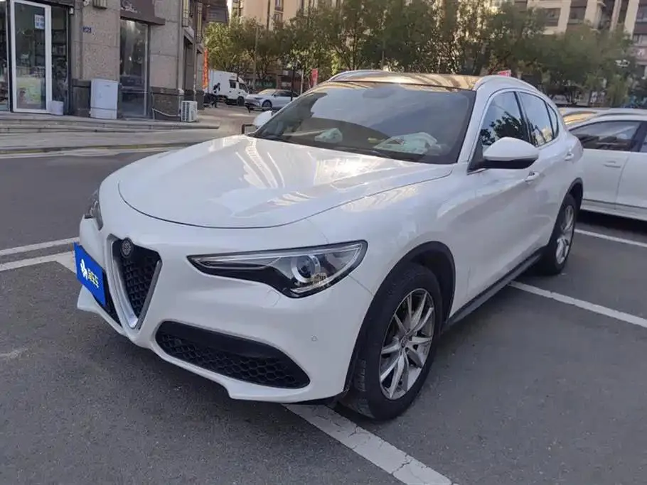 Alfa Alfa Romeo Stelvio — أبيض